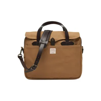 Filson Cotton Briefcase Men's Tan