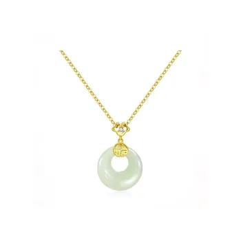 PUENTE S999 Silver Collarbone Chain Women's