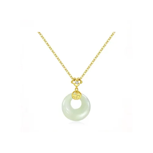 PUENTE S999 Silver Collarbone Chain Women's