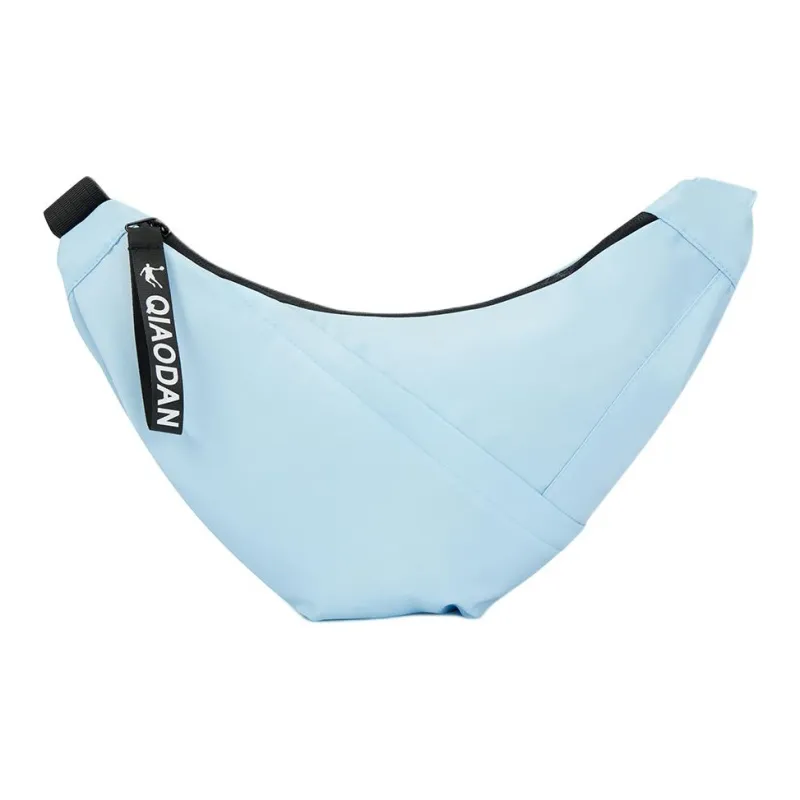 QIAODAN Multi Pocket Crossbody Bag, Shoulder Bag Unisex Misty Blue-0
