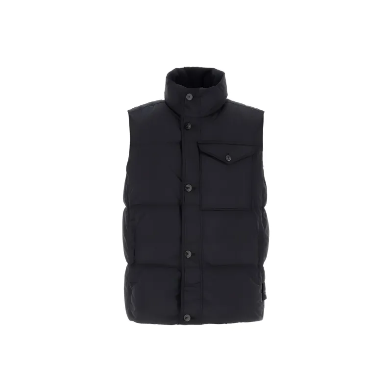 STONE ISLAND Stand Up Collar Padded Gilet-0