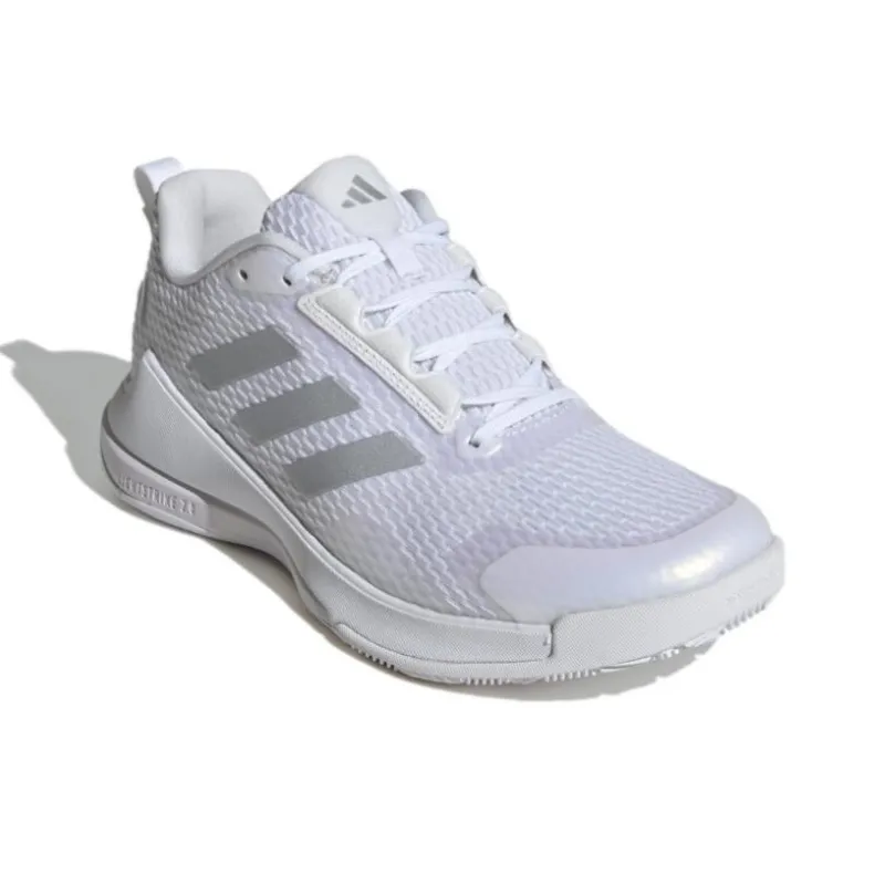 Adidas Novaflight 2 Indoor Cloud White Silver Metallic Women's-2