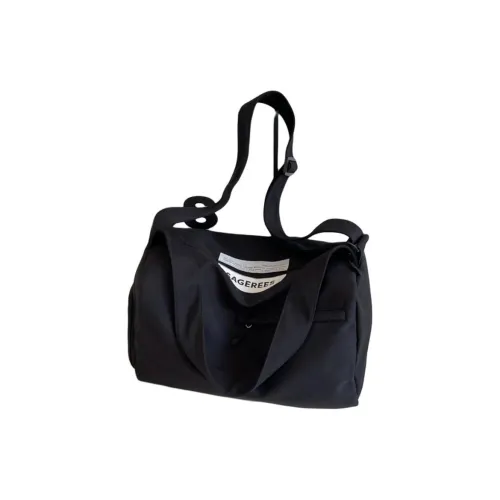 Graffiti-print mini messenger bag