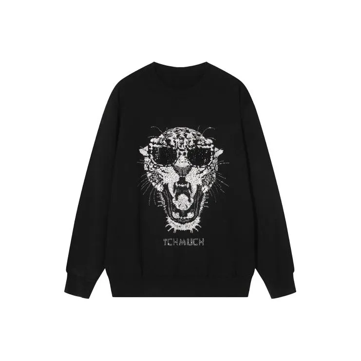 TCH Knitwear Unisex Black With Silver Logo-0