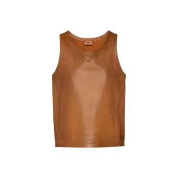 PRADA Tank Tops Men Caramel
