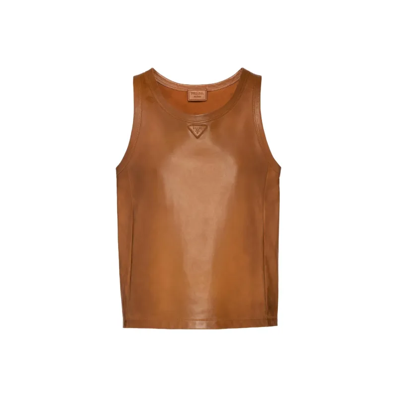 PRADA Tank Tops Men Caramel-0