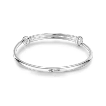 CHAOHONGJI 999 Fine Silver Bangles Women's