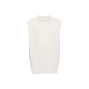 Homme Plissé Issey Miyake Crewneck Sleeveless Ribbed Jumper
