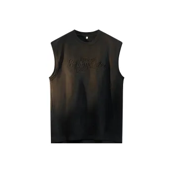 BOBBY ABLEY Loose Fit Casual Crew Neck Moisture Wicking Heavyweight Sleeveless Tank Top Unisex