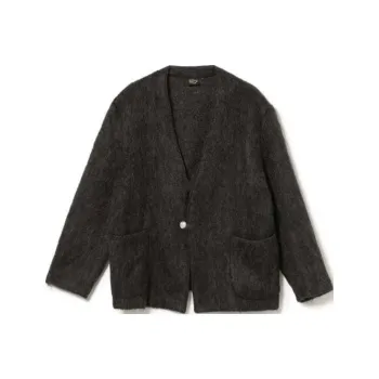 Beams OrSlow Sweater Men's Charcoal Gray