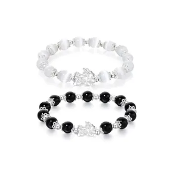 Atsuyama Natural Agate Jade Bracelets Unisex