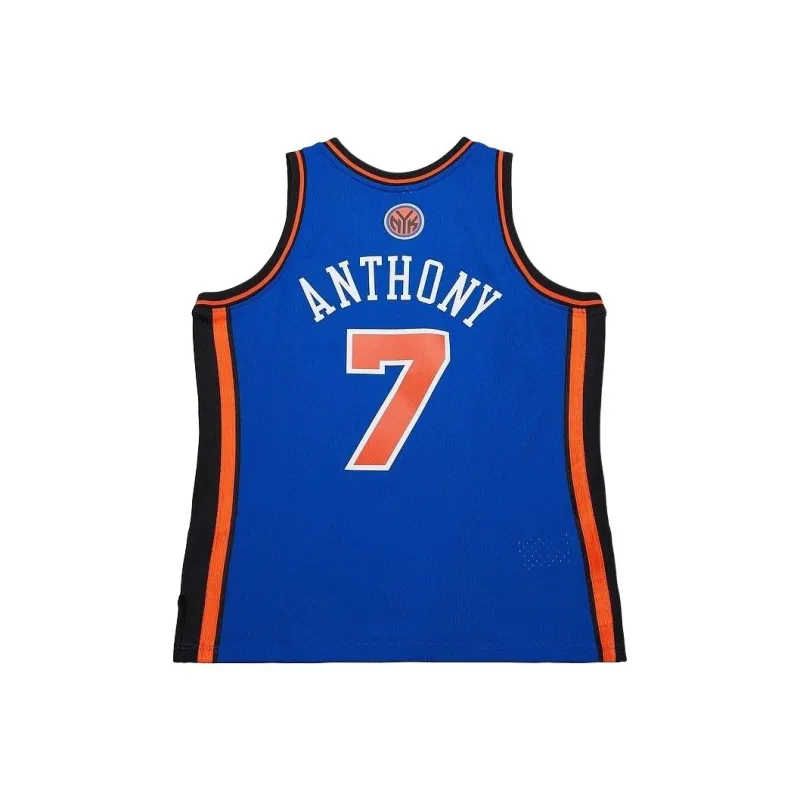 Mitchell & Ness x NBA New York Knicks SWINGMAN Fan Edition SS25 Basketball Jersey Men's Blue-1