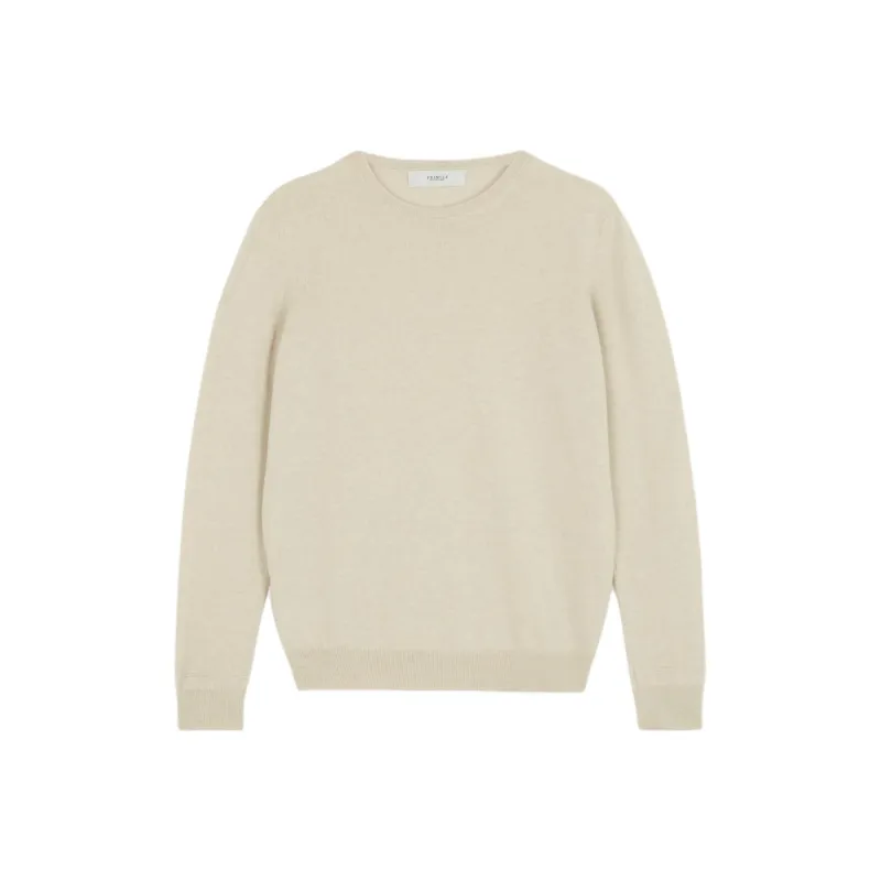 PRINGLE OF SCOTLAND SS24 Cashmere Sweater Men's Beige-0