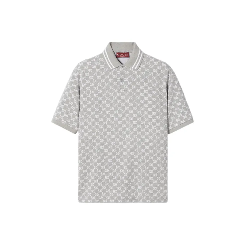 GUCCI Embroidered Polo Shirt-0
