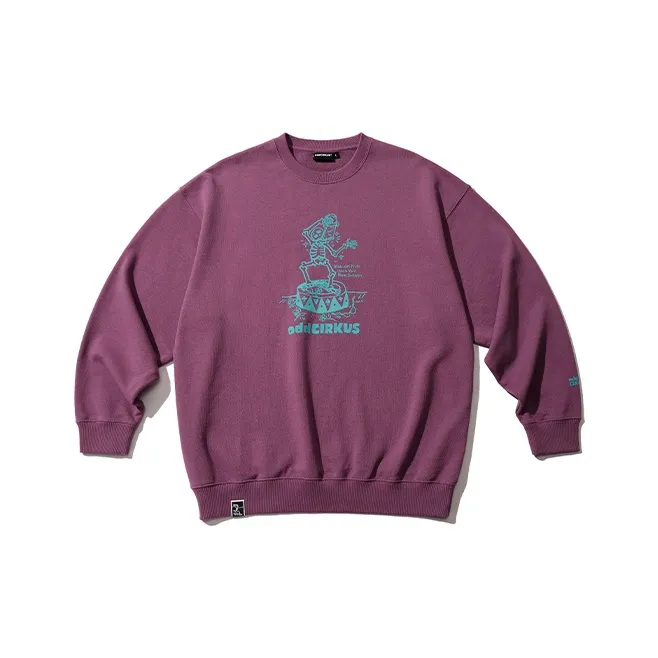 OddCIRKUS FW24 Sweatshirt Unisex Berry Purple-0