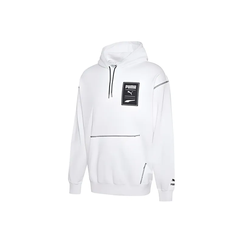 PUMA Sweatshirts Men White-0