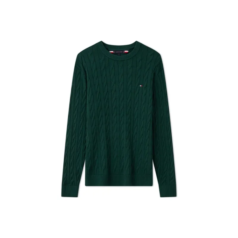 Tommy Hilfiger Cable-knit Crew-neck Sweater-9