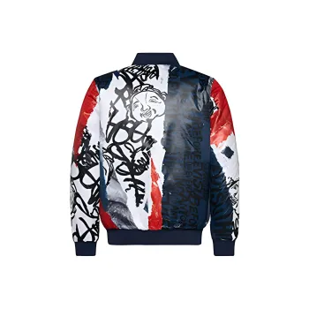 EVISU Loose Fit Moderate Reversible Jacket Men's Multicolor