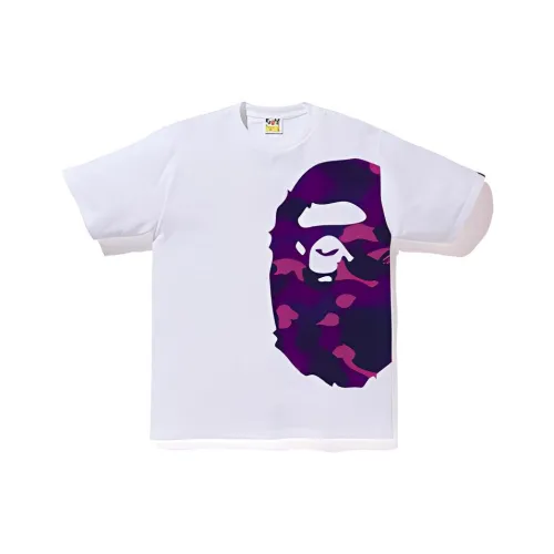 A BATHING APE Color Camo Side Big Ape Head Tee