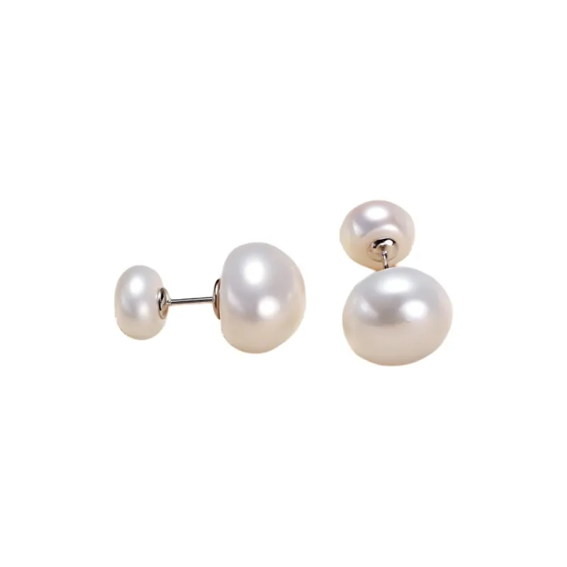 Andaozi Pearl Stud Earrings Women's-0