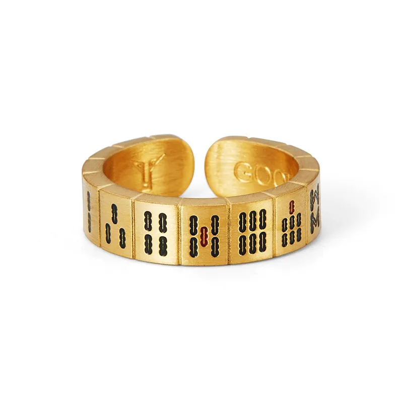 DH7 Titanium Steel Rings Unisex-1
