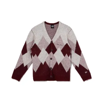 New Era Knitwear Men Burgundy