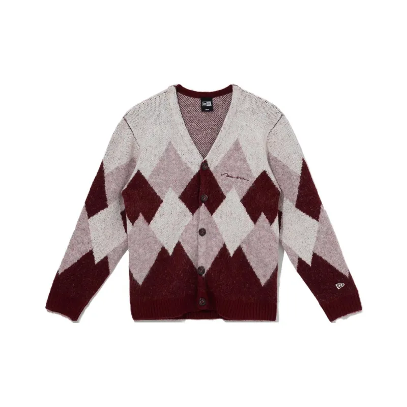 New Era Knitwear Men Burgundy-0