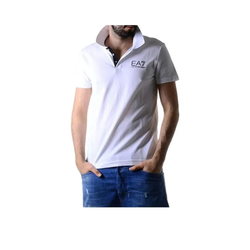 EMPORIO ARMANI Polo Shirts Men White-0