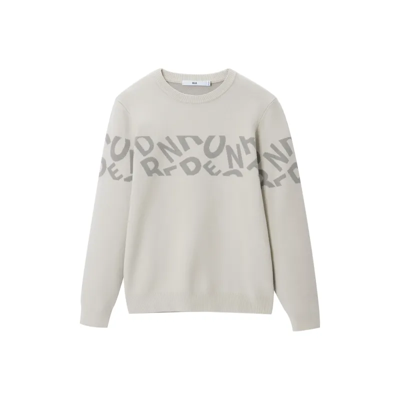 HLA Knitwear Men Beige Apricot Pattern 56-0
