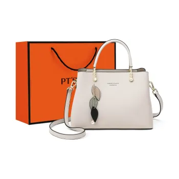 PT'SON Cow Leather Shoulder Bag, Crossbody Bag, Handbag Regular Women's Multicolor