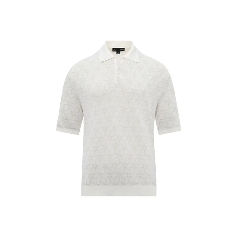 LI NING 1990 Classic Collection Polo Shirt Men's Ivory-0