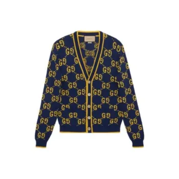GUCCI SS23 Sweater Men's Marine Blue
