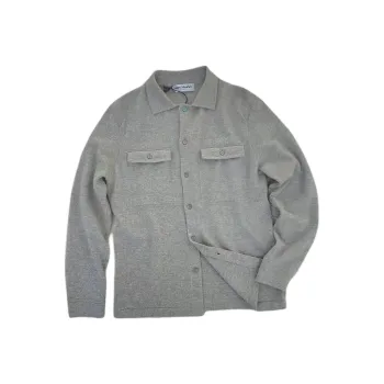 Andrè Maurice Cashmere Sweater Men's Light Gray