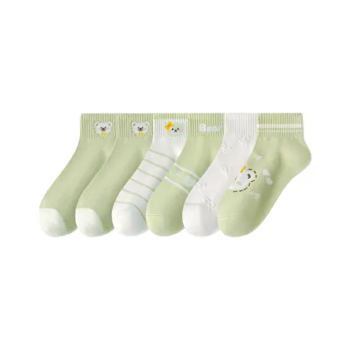 Cotton Gene Ankle Socks Women's 6 Pack