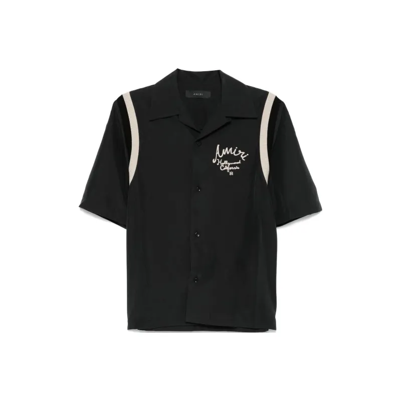 AMIRI Hollywood Logo Embroidered Shirt-0
