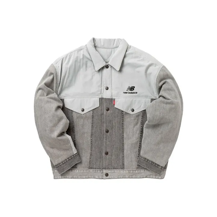 New Balance X Levis Jackets Men Gray-0