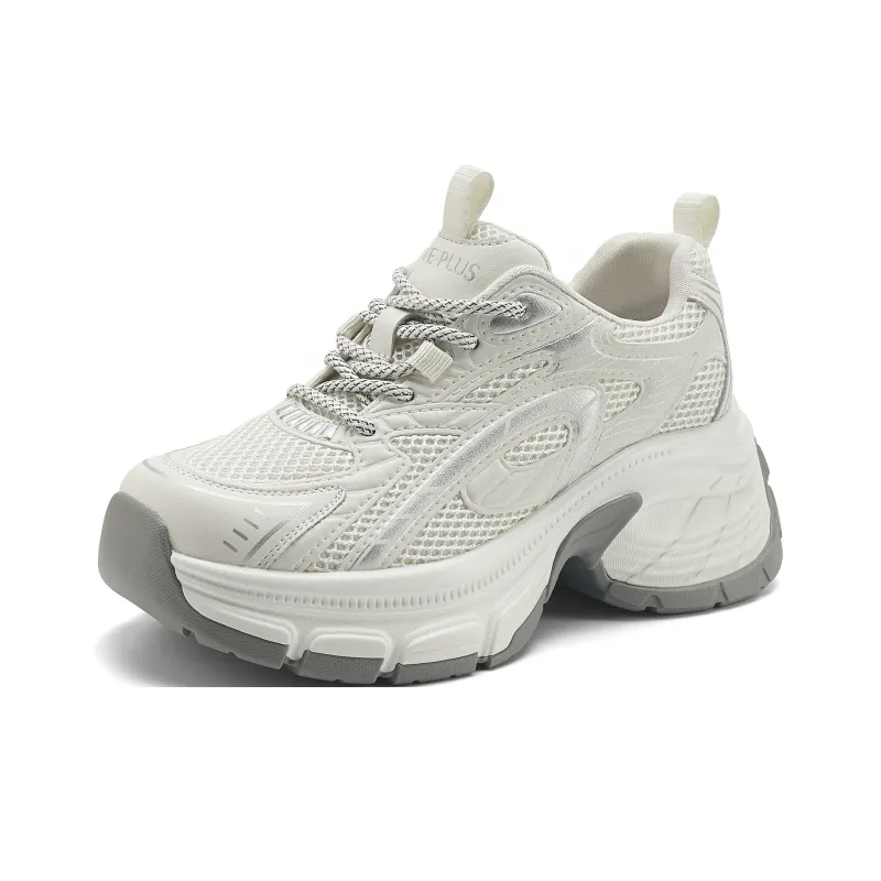FIVE PLUS Anti Slip Wear Resistant Low Top Chunky Sneakers Women's-6
