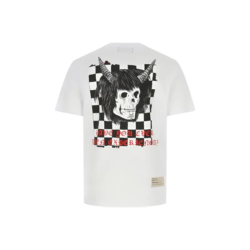 AMIRI X Wes Lang Checker Skull Tee-1