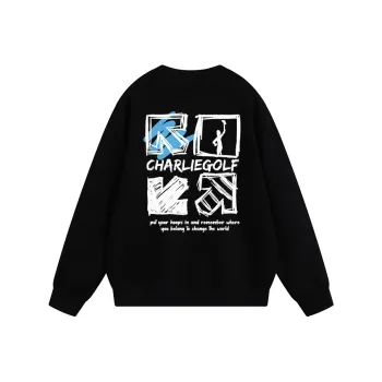 CHARLIE GOLF Sweatshirt Unisex Black