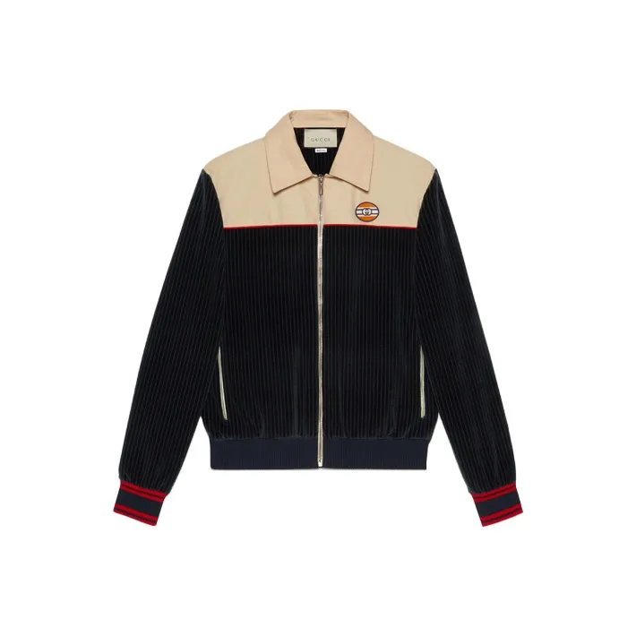 GUCCI Jacket Men's Blue Multicolor-0