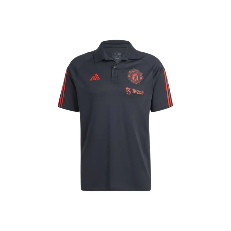 Adidas MANCHESTER UNITED THEATRE OF DREAMS TIRO 23 Polo Shirt Men's Black-0