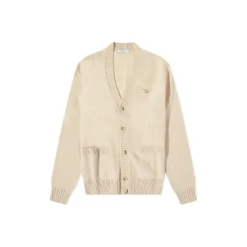 Maison Kitsune Lambs Wool Cardigan