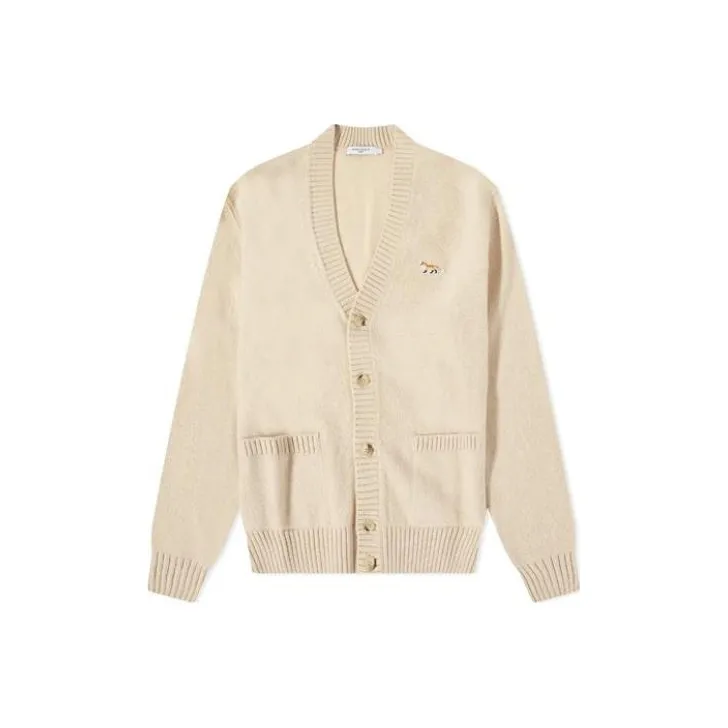 Maison Kitsune Lambs Wool Cardigan-0