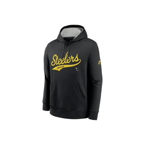 Nike Pittsburgh Steelers Rewind Club Logo Men's Nike Nfl Pullover Hoodie