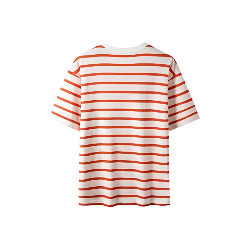 OUTDOOR PRODUCTS T Shirt Men's Pink Orange Stripes-1