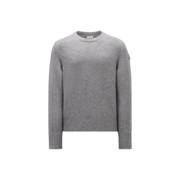 Moncler Sweaters Men Gray