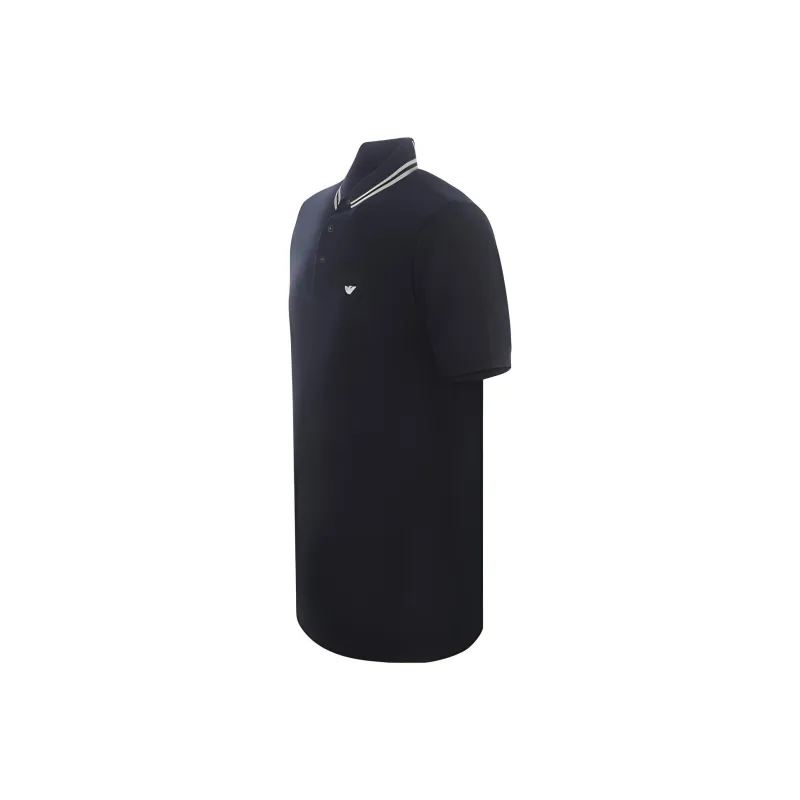 EMPORIO ARMANI SS23 Polo Shirt Men's Navy-2