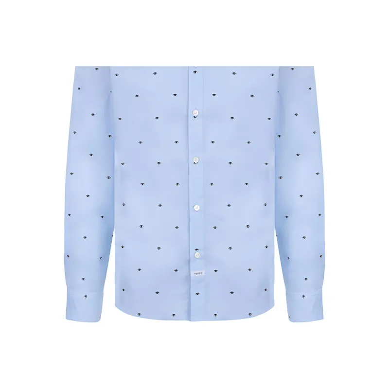 KENZO Shirts Men Light Blue-3