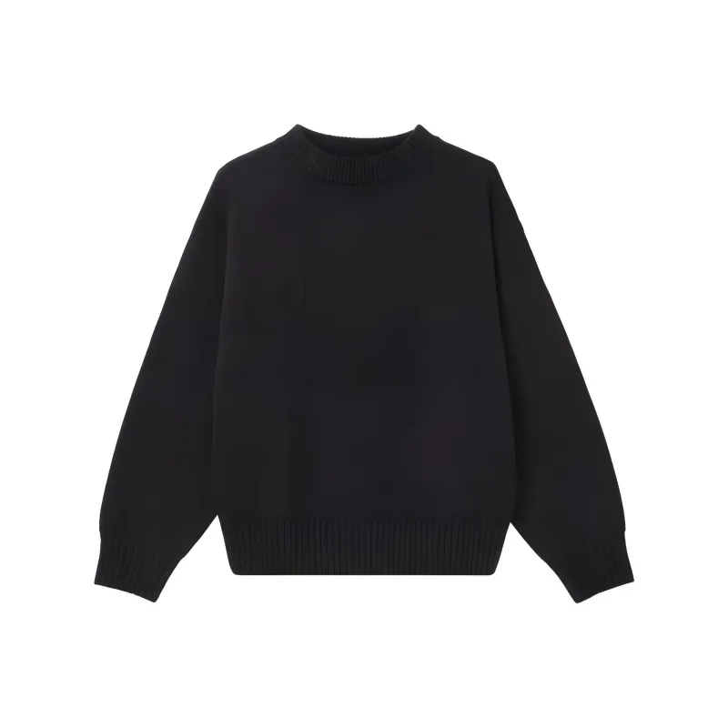 UNIQLO FW23 U Series Cashmere Sweater Unisex Black-0