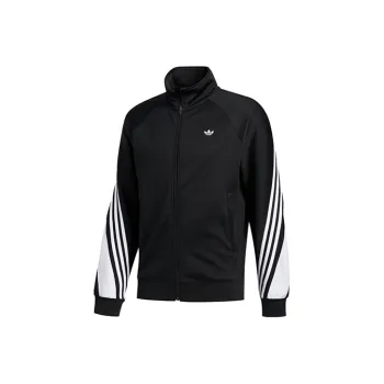 Adidas Originals Stripes Wrap Track Jackets Men Black
